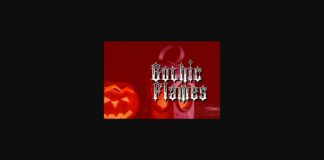 Gothic Flames Font Poster 1