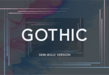 Gothic Semi-Bold Font