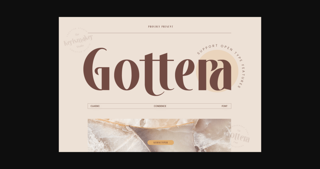 Gottera Font Poster 3