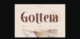 Gottera Font Poster 1