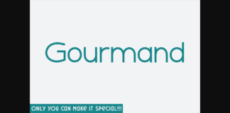 Gourmand Font Poster 1