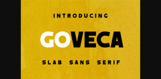 Goveca Font Poster 1