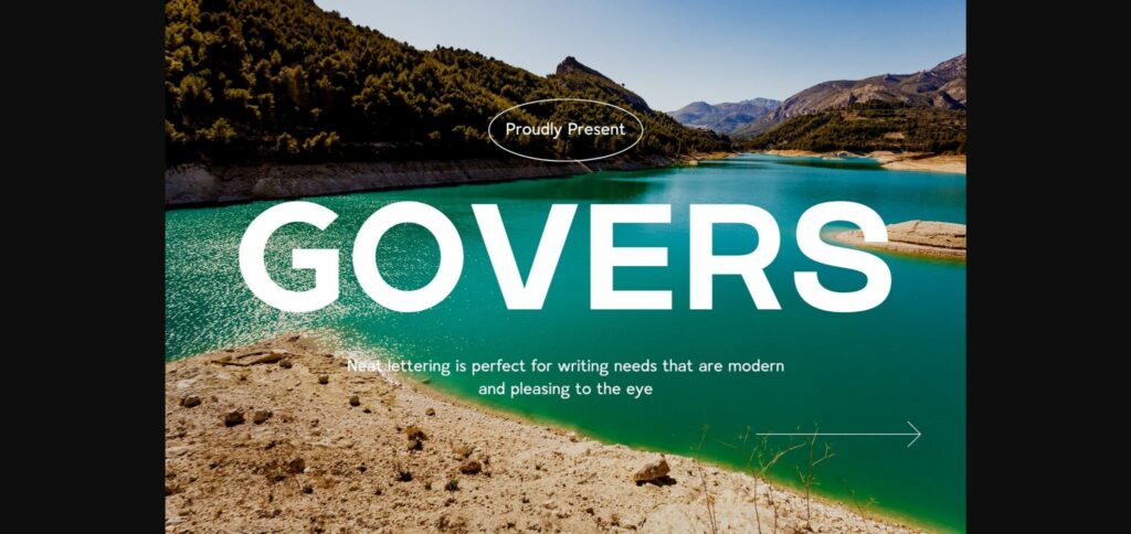 Govers Font Poster 1