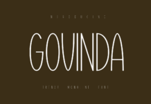 Govinda Font Poster 1