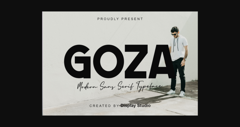 Goza Font Poster 3