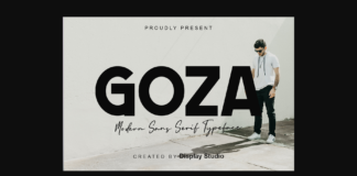 Goza Font Poster 1