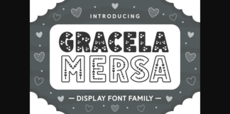 Gracela Mersa Font Poster 1