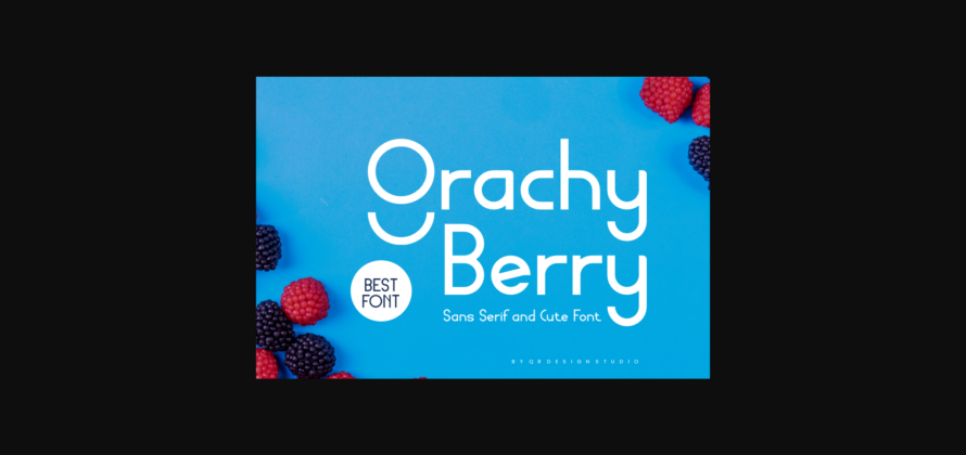 Grachy Berry Font Poster 3