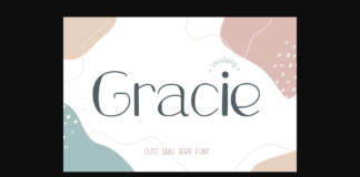 Gracie Font Poster 1