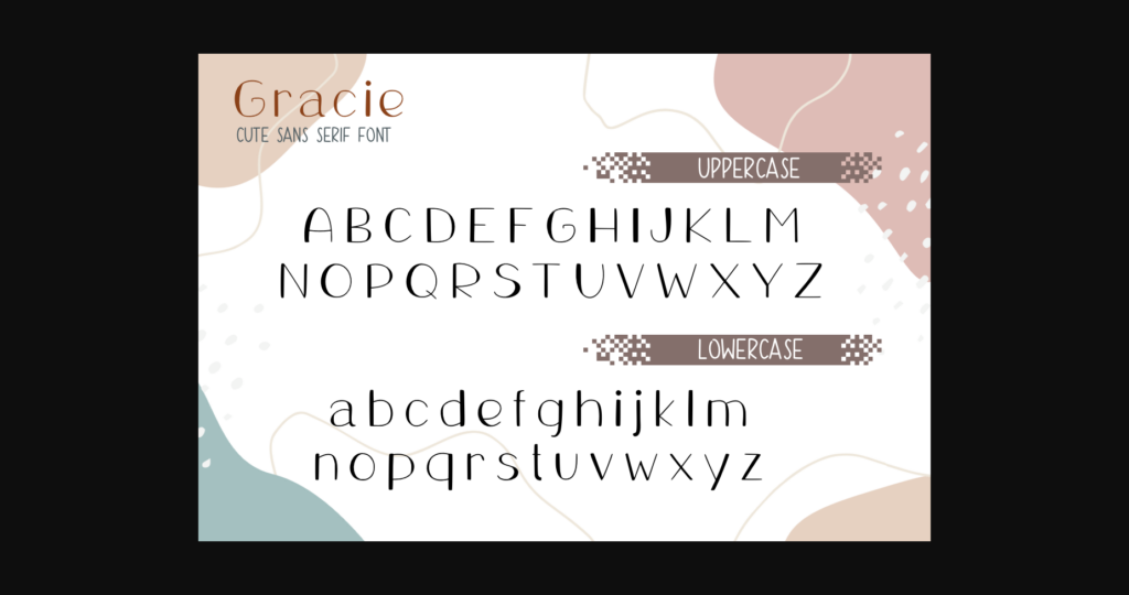 Gracie Font Poster 4