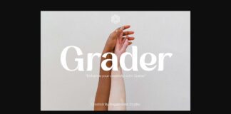 Grader Font Poster 1