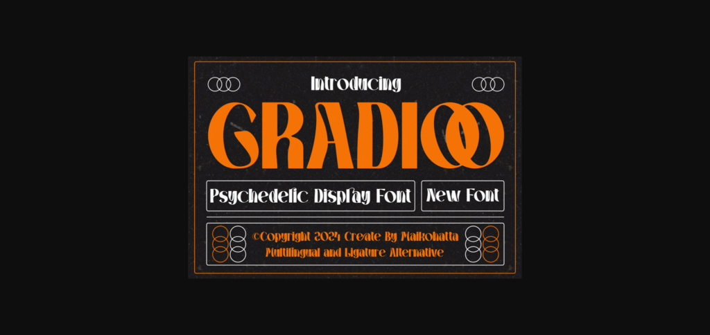 Gradioo Font Poster 3