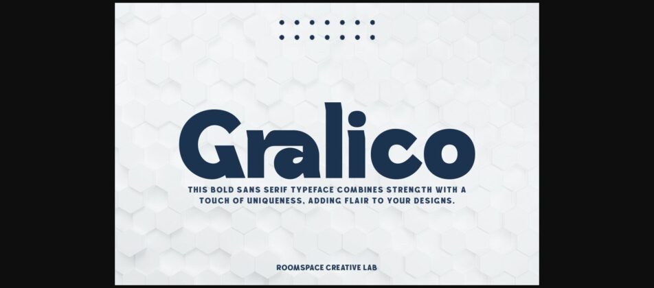 Gralico Font Poster 3