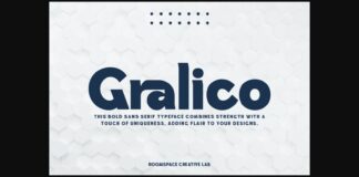 Gralico Font Poster 1