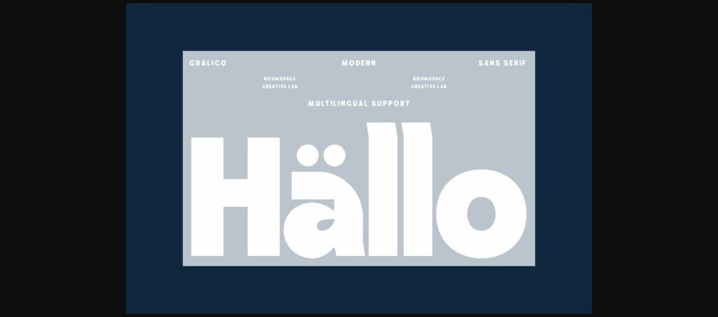 Gralico Font Poster 10