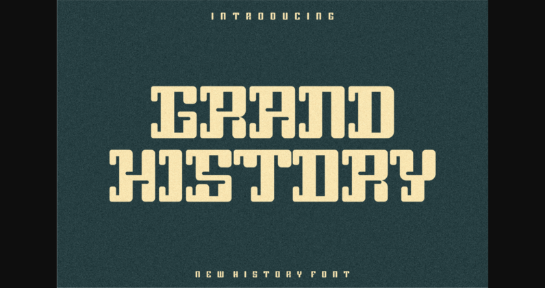 Grand History Font Poster 3