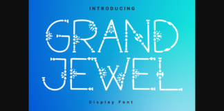 Grand Jewel Font Poster 1