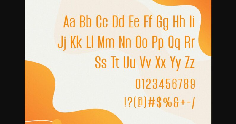 Grandia Font Poster 8