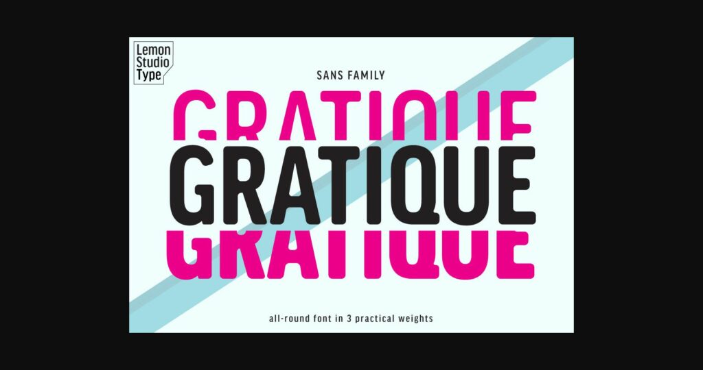 Gratique Font Poster 3