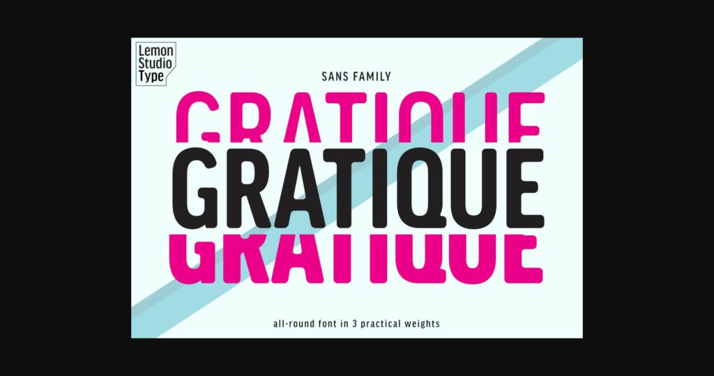 Gratique Font Poster 1