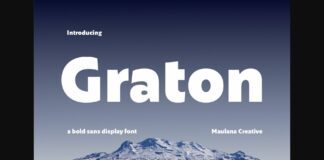 Graton Font Poster 1