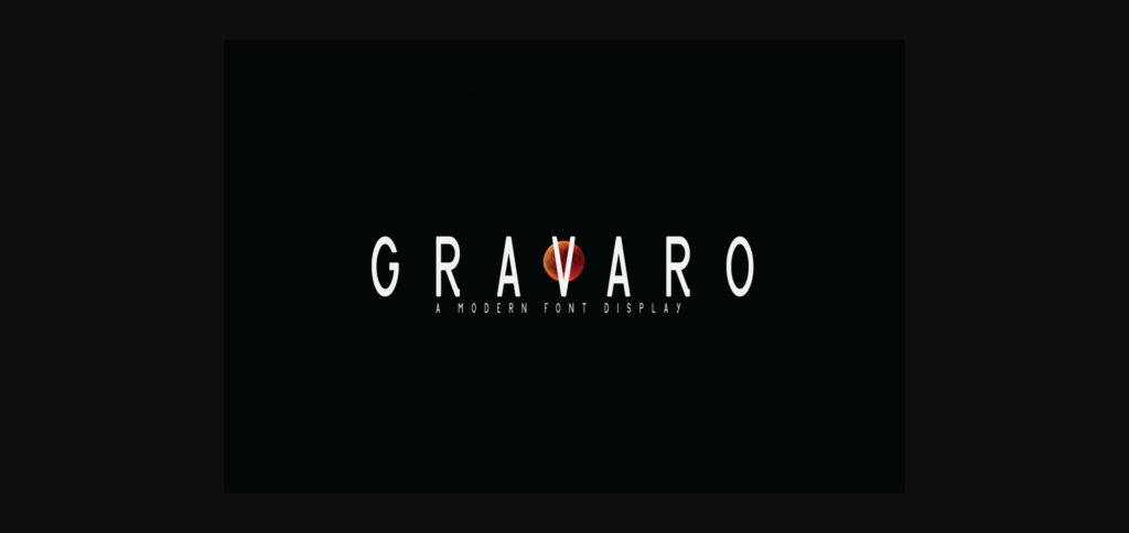 Gravaro Font Poster 3