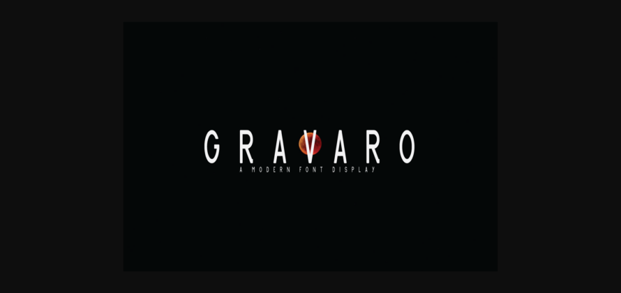 Gravaro Font Poster 3