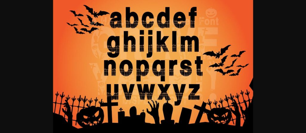 Graveyard Font Poster 5