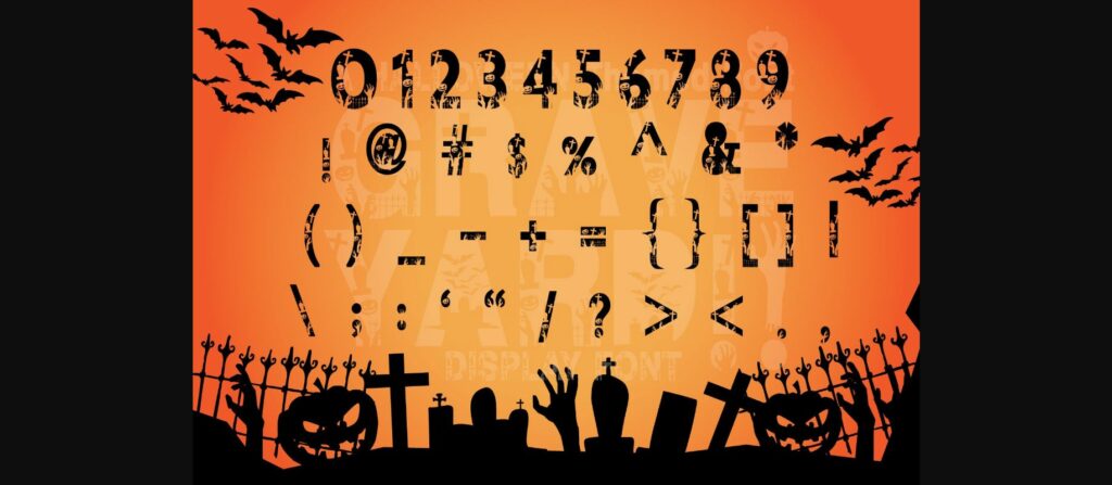 Graveyard Font Poster 7