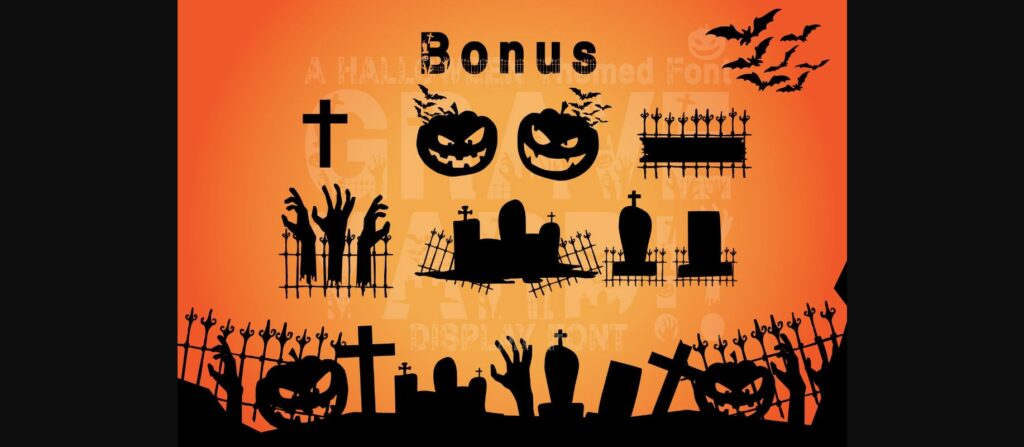 Graveyard Font Poster 9