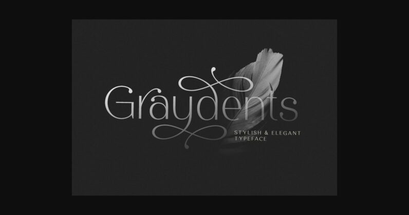 Graydents Font Poster 3