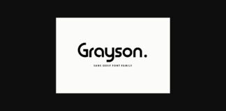 Grayson Font Poster 1