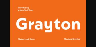 Grayton Font Poster 1