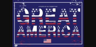 Great America Font Poster 1