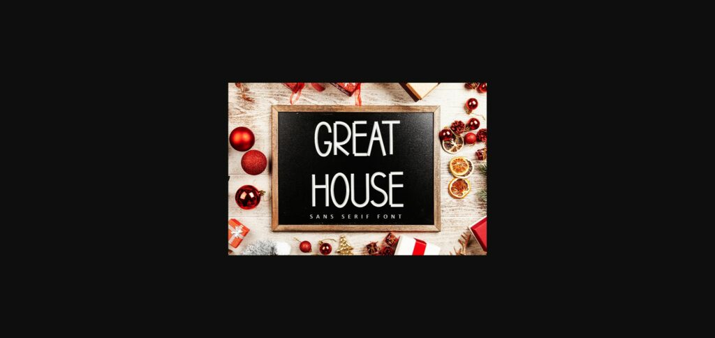 Great House Font Poster 1