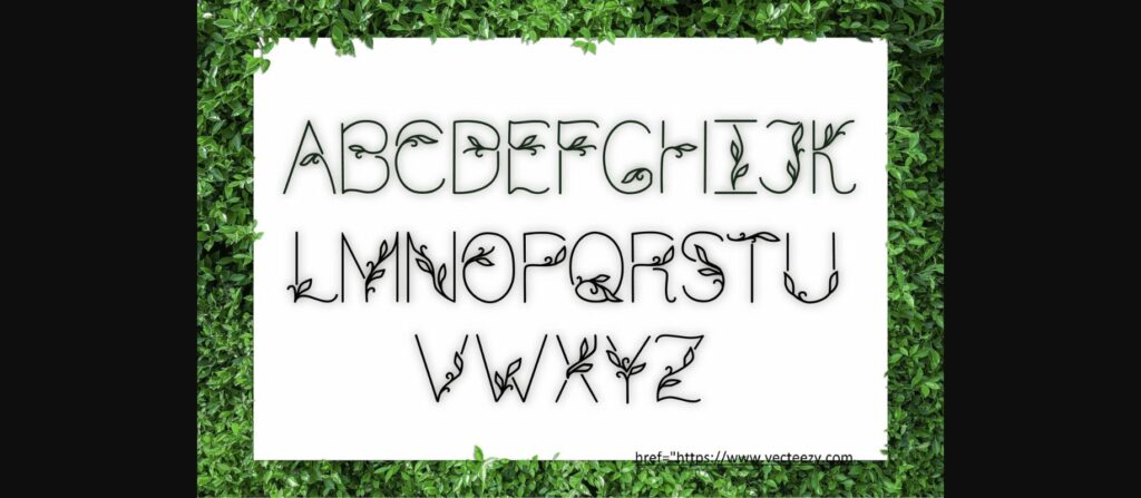 Greenpower Font Poster 2