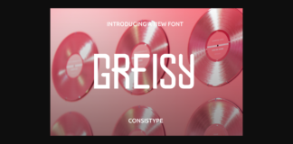 Greisy Font Poster 1