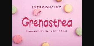 Grenastrea Font Poster 1