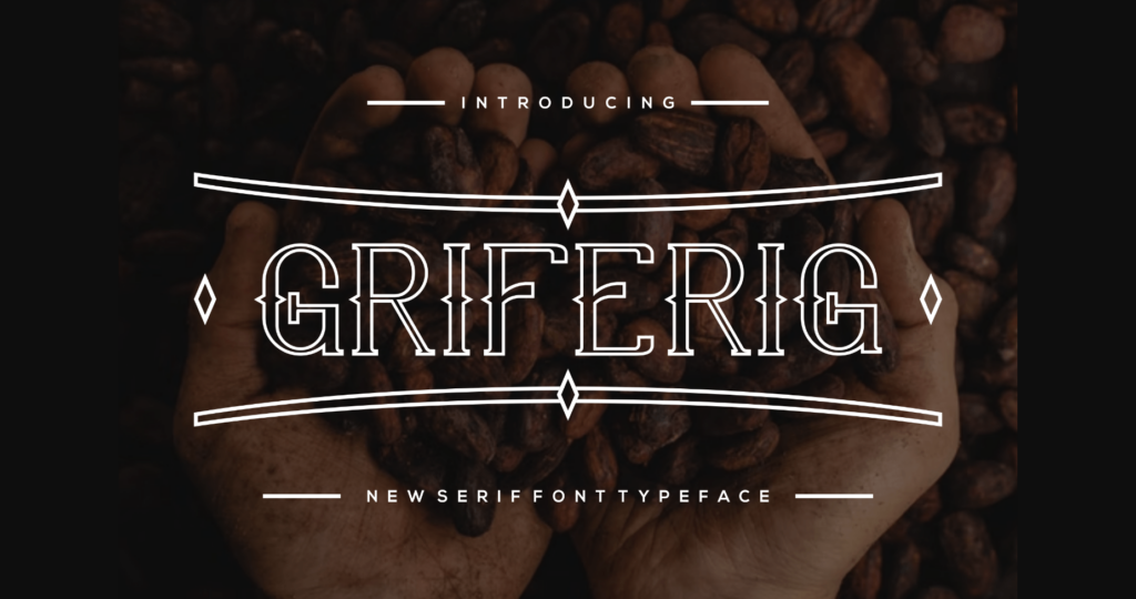 Griferig Font Poster 3