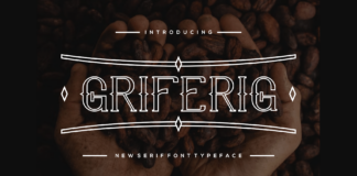 Griferig Font Poster 1