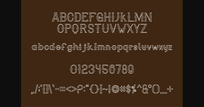 Griferig Font Poster 5