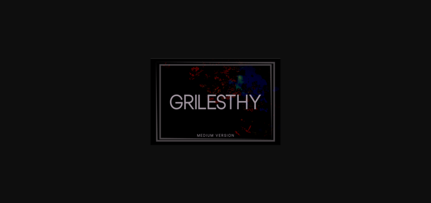 Grilesthy Medium Font Poster 3