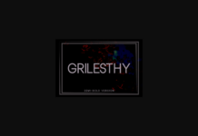 Grilesthy Semi-Bold Font Poster 1