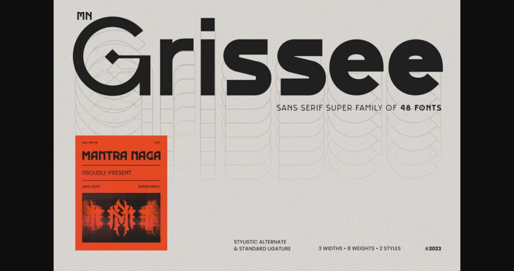 Grissee Font Poster 3