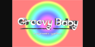 Groovy Baby Font Poster 1