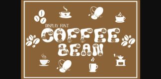 Groovy Coffee Font Poster 1