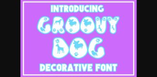 Groovy Dog Font Poster 1