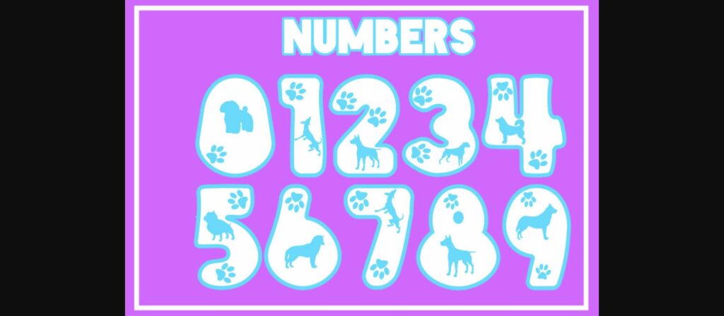 Groovy Dog Font Poster 5