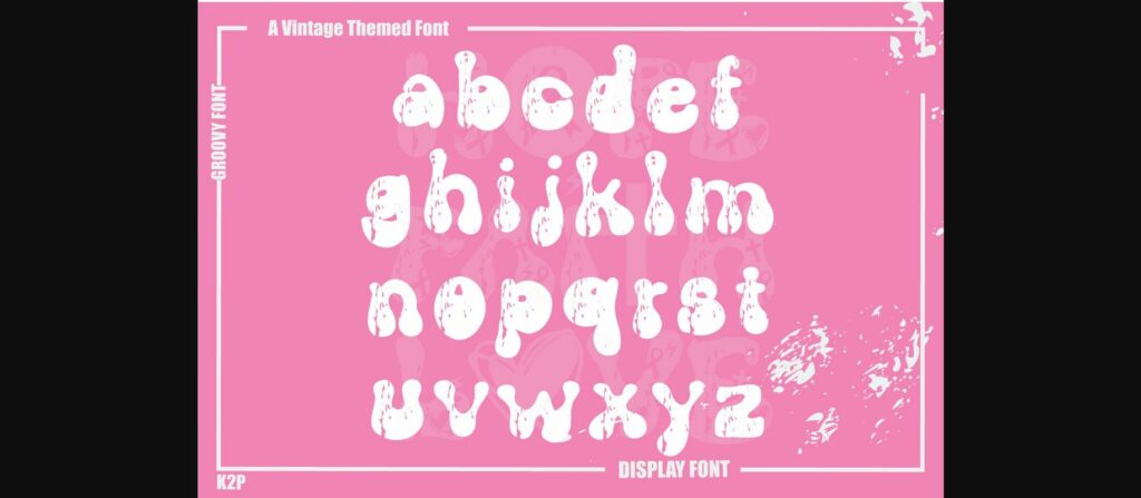 Groovy Faith Hope Love Font Poster 5