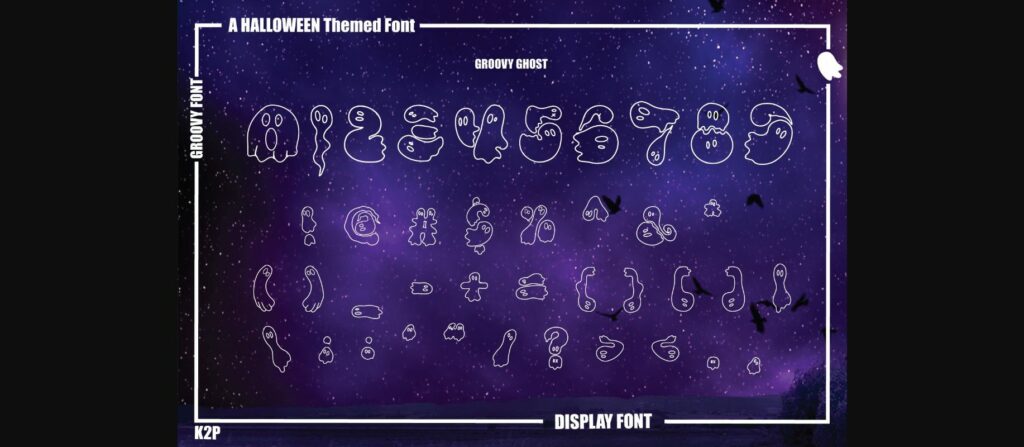 Groovy Ghost Font Poster 10